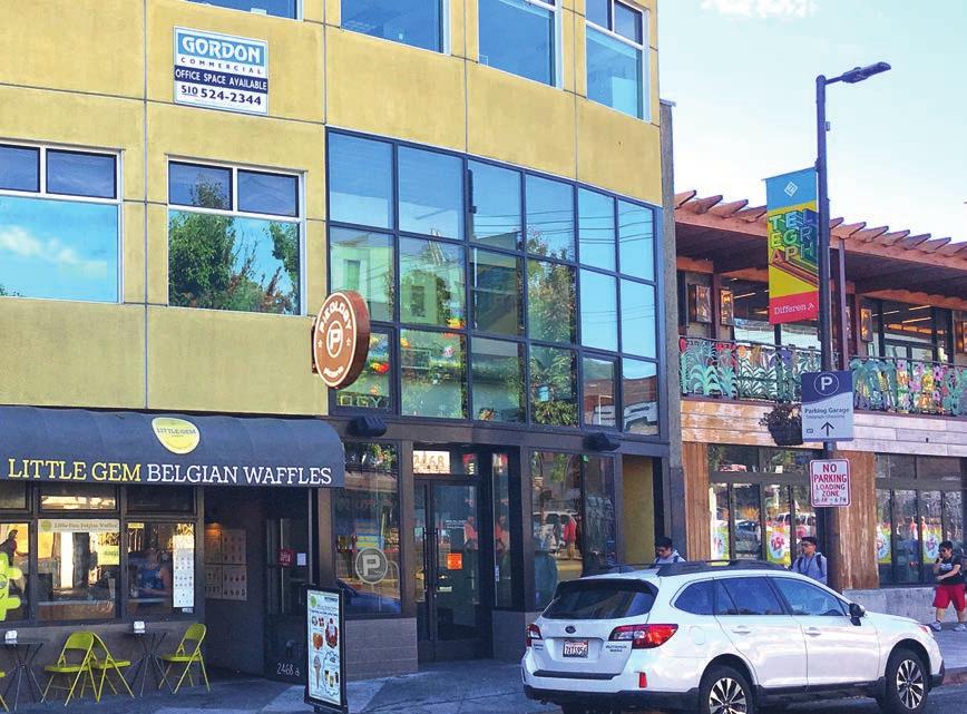 2468 TELEGRAPH AVENUE High Visibility Location Near UC Berkeley FULLY BUILT OUT RESTAURANT SPACE FOR LEASE SIZE: ± 3,475 rsf