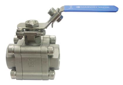 Standard Service Three Piece Ball Valves Product Matrix for Marwin Valves Model 9000 Series DM9000 Series 8700 Series 4700 Series Key Features Sizes Port 2-piece 1000 WOG carbon and stainless steel