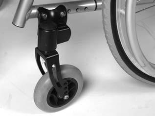 5.10 Caster Adapter /Caster Accessories (Fig. 43-46) 5.10.1 Caster Adapter for Large Anterior Seat Heights (Fig.