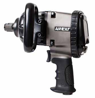 1880-P-A 1" PISTOL IMPACT WRENCH Provides 1900 ft-lb loosening torque Hard hitting twin hammer mechanism Molded hammer case protective cover Uniquely designed combined rear gasket / protective band