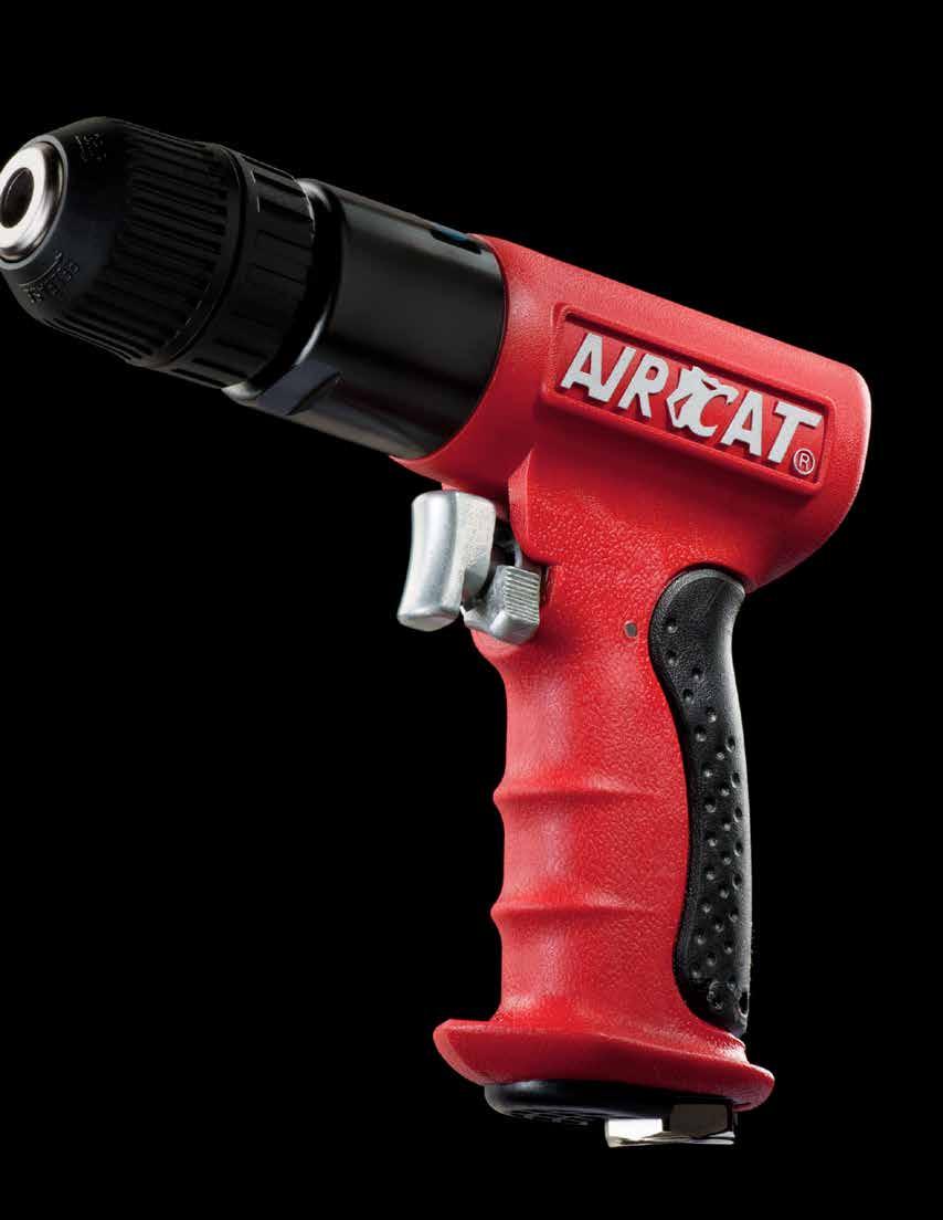 DRILLS, HAMMERS, SANDERS, POLISHERS, TIRE BUFFERS, SAW and NIBBLER AIRCAT's latest designs and innovations add reliability, reduced noise levels and weight, while providing added operator comfort.