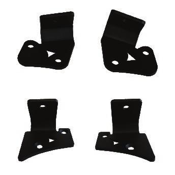 JEEP MOUNTING ACCESSORIES JK Jeep TJ Jeep A-pillar mounting brackets for auxiliary lights Dedicated brackets for Jeep