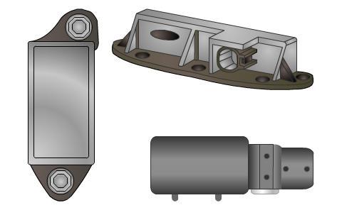 Mounting is extremely important with crash sensors and RCMs with internal safing sensors.