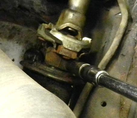 steering shaft to the