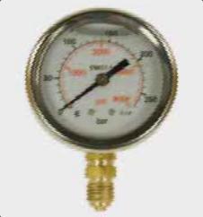 Inlet at the back pressure range 548 90 0-25 bar 549 00 0-40 bar pressure range 547 10 0-16 bar pressure range 547 50 0-12 bar Further pressure gauges are on page 76.