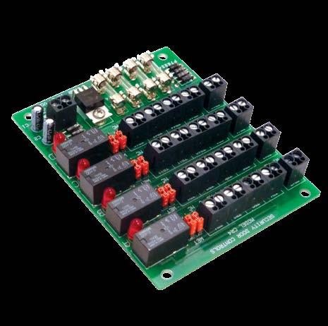 Door Control Relays Modules Door Control Relays Modules ensure compatibility of access hardware components and simplify system installation and troubleshooting.