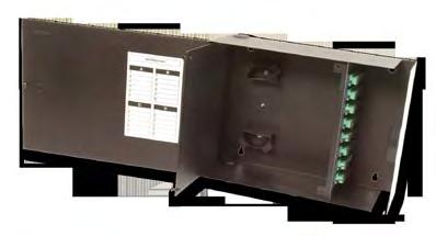 Standard Single Outer Door Fiber Distribution Units Multilink wall mount enclosures are