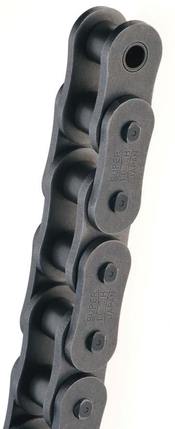 Heavy Series ANSI Chain for Extra Performance Tsubaki offers the most complete line of roller chains for tough applications that require extra performance, like material handling and construction.