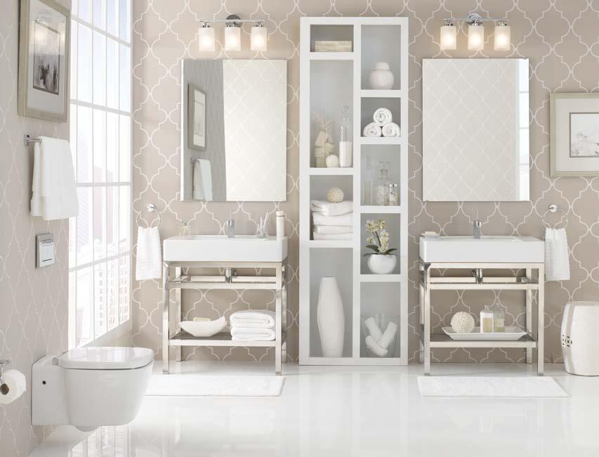 CONSOLES & LAVATORIES MIRABELLE CONSOLES & LAVATORIES Our consoles and lavatories allow your bathroom s personality to shine, from the dramatic to the