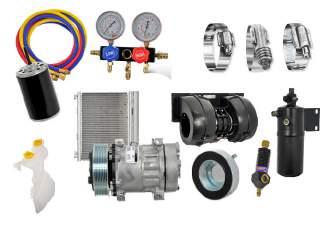 Heating AC Compressor AC Condensors Blower Motors Charge Air Connectors Charge Air Coolers Evaporators Expansion Valves