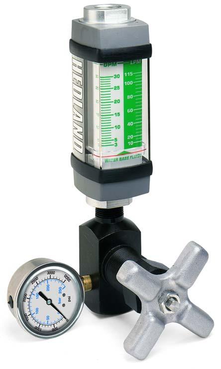 3500/6000 PSI Test Kits For Water-based Fluids (Water/Oil Emulsions) Direct reading Install in any position 360 rotatable guard/scale Easier-to-read linear scale No flow straighteners or special
