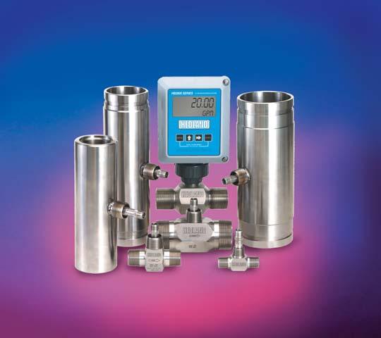 Hedland HTTF Ultrasonic Clamp-on Flow Meter The HTTF ultrasonic flow meters clamp onto the outside of existing pipe and do not contact the internal liquid.