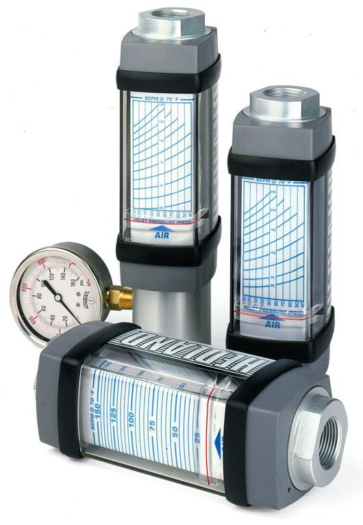Conversion Information Chart Calculations and Flow Meter Sizing (ACFM Applications) Example: Operating Parameters Fluid ~ Air Line Pressure ~ 35 psig Temperature ~ 70 F Desired Maximum Flow ~ 20 acfm