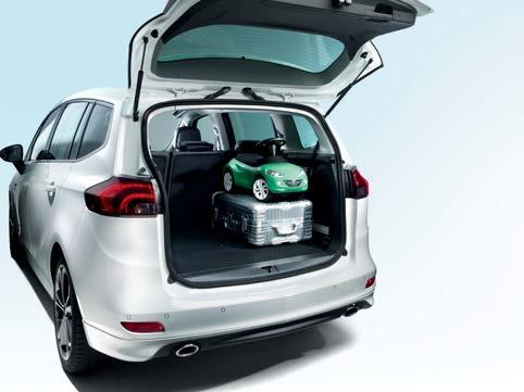TAKE IT EASY. Bikes and skis, bags and toys the Zafira has smart systems and options to handle them all.