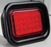 25 A 3W MODEL STL-500 84045 Stop/Tail/Turn Light - 12V - Red - Oval Includes grommet (for replacement grommet see pg 106) Corrosion proof,