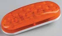 Rear Lighting LED Tail/Turn Lights MODEL STL-300 Includes grommet Corrosion proof, water tight & shock proof Polycarbonate lens is virtually unbreakable SAE / DOT compliant 84041 12/24Vdc 0.25 A/0.