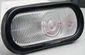 25 A 3W 84070 12V - Reversing/Tail Light LED - Clear MODEL STL-200 Available in LED - call for details Fits standard 6" oval mount Rugged, sealed design with