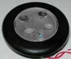 - Round Recessed Or Surface Mount 81099 Black Bezel - 4 ED Dome Light W/ Switch - Round Recessed Mount