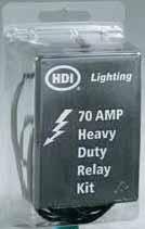 24V Voltmeter w/ DC Plug 98224 Wiring Kits Both standard & heavy duty wiring kit includes: relay wire rocker switch
