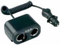 Vehicle Accessories Multisockets Twin Socket with LED Battery