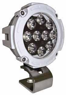Work Lights LED MODEL XWL-800 High Output Marine Weather resistant housing - ideal for marine applications 316 Grade stainless steel mounting bracket & hardware Available in 4 beam patterns: spot,