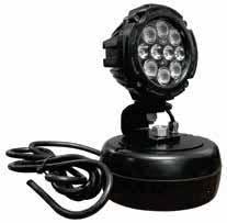Work Lights LED MODEL XWL-800 110Vac Connection Direct wire or junction box mount capability Available in 4 beam patterns: spot, wide flood, medium flood & hybrid spot Available in U bracket to help