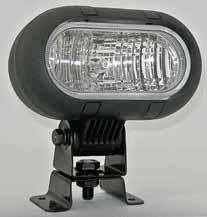 Work Lights Halogen MODEL HXL-100 Ideal for fitting forklifts, agricultural machinery & heavy duty applications High impacting housing & hardened glass lens Single beam for lower amp draw Can be