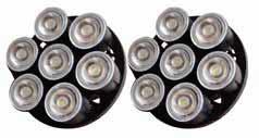 Forward Lighting DRL LED DRL Kit 45210 Easily installed 7 powerful LED lights Low power consumption 12Vdc operation Kit form provides ON with ignition Kit includes 2 light sets, wiring,