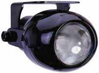 Auxiliary Lights Halogen MODEL CAL-800 Heavy duty round metal housing Very compact, ideal for limited
