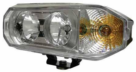 Auxiliary Lights Halogen Combination Headlight (Dedicated High/Low Bulb) 81091/2 Clear optics - increased light energy Quick and accurate mounting Easy bulb