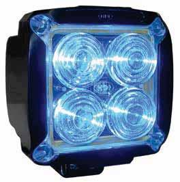 Warning & Safety Blue Safety Light MODEL XWL-812 4 LED Blue Safety Light Ideal for forklifts and construction equipment where added safety is needed Promotes greater safety to pedestrians with a
