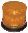 Square LEDs - High Profile 81525 360º Amber LED beacon - 12-24Vdc