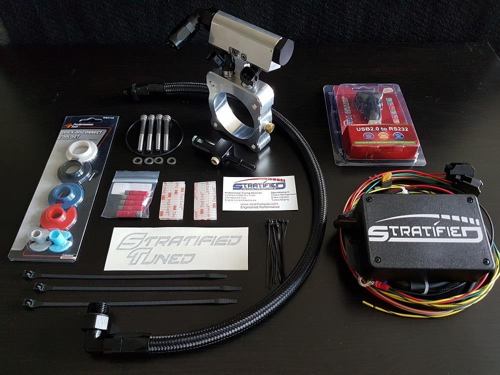 3. Parts Included Verify that all these components are included with your fuel system kit: Item Specifics 1x Throttle Body Assembly N/A 1x Fuel Line Tap N/A 1x Fuel Line (2ft.