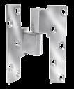 Bottom pivot mortised into floor L0180 top pivot included L019 intermediate pivot required Extended spindles available 0147 For interior doors up to 4 0 x 8 6 For exterior doors up to 3 6 x 7 0