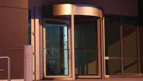 Full break-out capability Full vertical height interlock with double weather strip seal Electronic locking device REVOLING DOORS ENERGY EFFICIENT - The air conditioning elements prevent any exchange