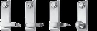 LEVERS Optional Lever Design Cylinder Selection The cylinder has two types as shown below.