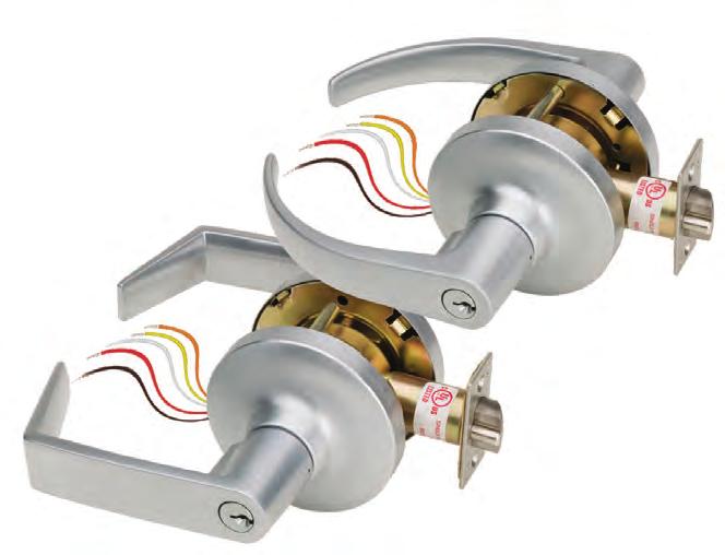 Electrified Locksets Electra Pro Electrified Cylindrical Locksets Request to Exit output