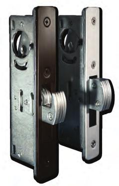 Lock accepts standard 1-5/32 Mortise Key or Thumbturn Cylinders with AR MS-Type cam DH-1820-H Hook Bolt