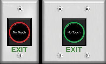 EXIT & KEY SWITCHES 450 SERIES VANDAL RESISTANT STAINLESS STEEL BUTTON 1 Gang Narrow Contact Sign 451V 451NV AA (On/Off) SPDT none 452V 452NV Momentary SPDT none 453PV 453PNV Integrated Pneumatic