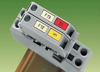 394 in wide fused terminal blocks a spacer is part of the terminal block and will be supplied as a standard.
