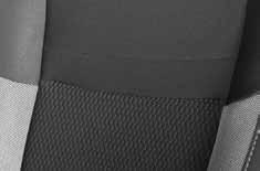CHOOSE YOUR TRIM Graphite cloth seat trim. Available on ST only. Part graphite cloth/part leather-accented* seat trim. Available on ST-L and N-TEC models only.