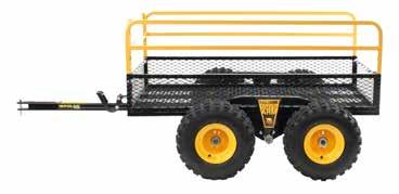 CONTROLLED TIPPER LATCH REMOVABLE TAILGATE AND SIDE RAILS SEALED BALL BEARINGS NO GREASING NEEDED