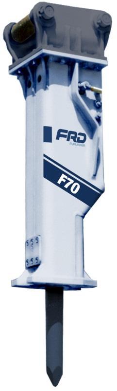 rod F70 Operating weight kg 4,310 Height mm 3,810 Width mm 760 Impact