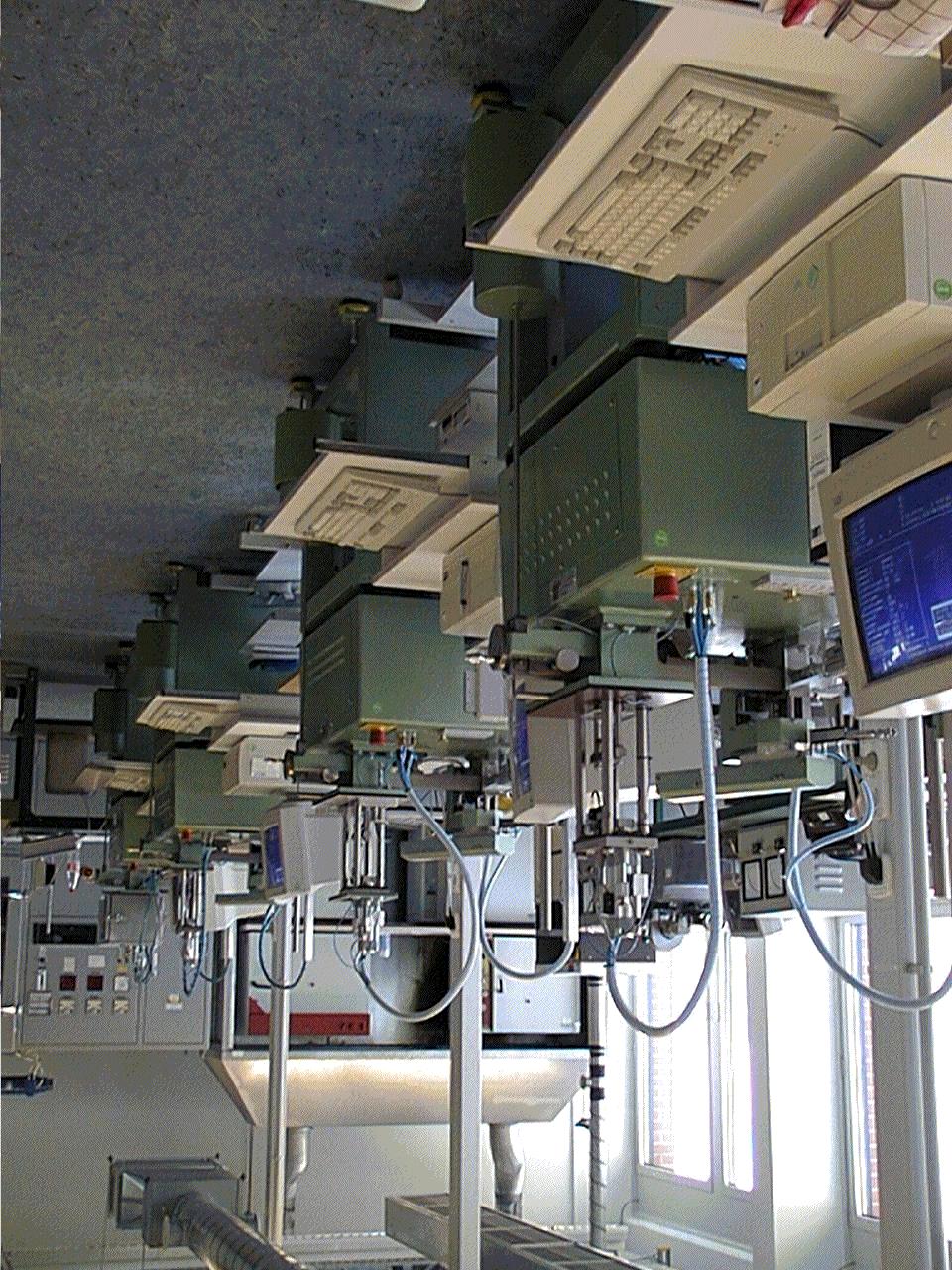 Series of four Fully Automated DOLI Flexometers at