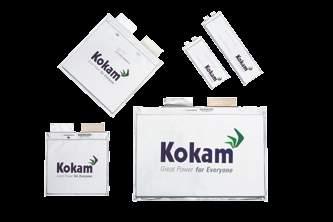 LITHIUM POLYMER BATTERY : THE RIGHT CHOICE FOR YOUR BUSINESS Kokam works to solve the limitations associated with conventional lithium-ion technologies, including cycle and calender life, safety,