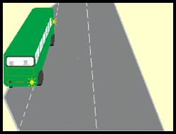 4359 CARS7.11 OTHER TYPE OF S You wish to overtake a long, slow moving vehicle or lorry on a busy road with oncoming traffic.
