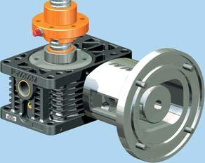 Suitable for standard motor flanges and screw jack gearboxes