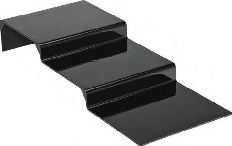 SeRVe & DiSPlAy copper collection Carlisle Step Risers Polycarbonate High Gloss 3 Step Riser CA684303 29.