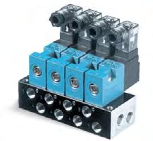 SMALL 4-WAY 45 SERIES The MAC 45 series is a direct solenoid operated 4-way poppet valve. These feature a short stroke solenoid, a balanced poppet and conical seats.