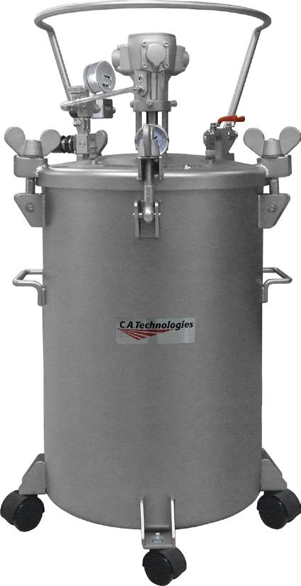 15 Gallon Pressure Tanks These traditional top outlet tanks from C.A.T. are constructed of stainless steel.